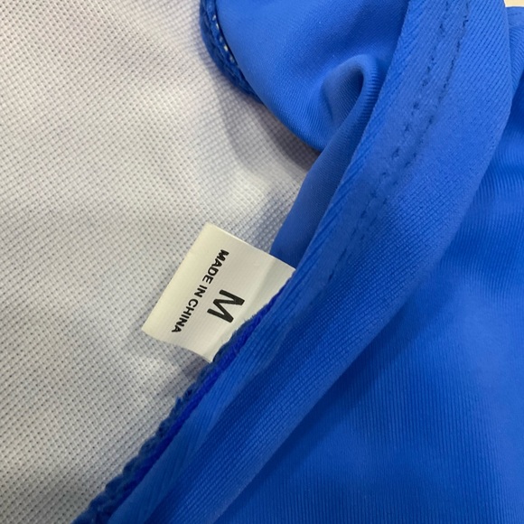 Bikini Two Piece, Royal Blue, Size M, NWOT, Removable Top Insert - Picture 9 of 10